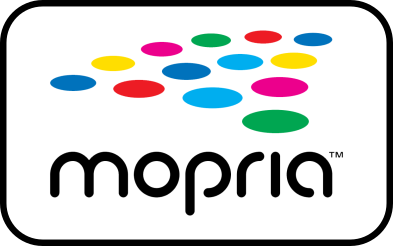 Logo de certificación Mopria para impresión desde dispositivos Android.